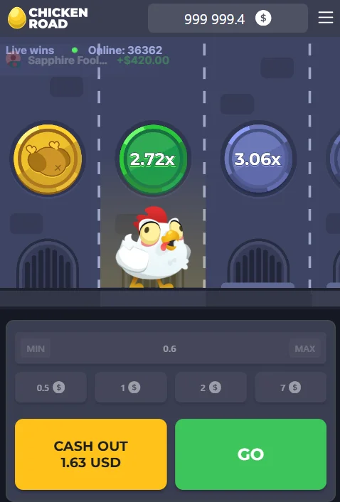 Chicken Road Spiel-Demo